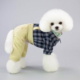 Dog Clothes Spring And Summer Clothing (Option: Khaki-M)